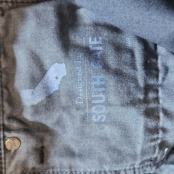 Adriano Goldschmied blue leather-look pant size 27 R - Picture 7 of 7